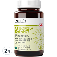 INTERO 綠球藻平衡保健錠, 90.9g, 2罐