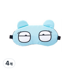 表情造型眼罩 天空藍, 1入, 4個