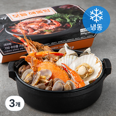 낭만어시장 모듬해물탕 (냉동), 3개, 800g