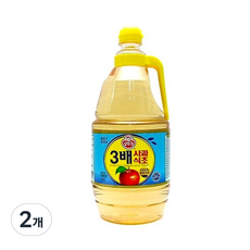OTOKI 不倒翁 3倍濃縮蘋果醋, 2瓶, 1.8L