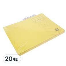 Alpha A4文件保管夾 AF1037, 黃色, 20入