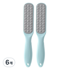 라델리 깔끔한 발각질제거기 하늘색, 150g, 6개, 1개입