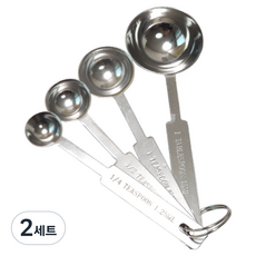 BeanPlant 烘焙咖啡廳不鏽鋼量匙4件組, 2套