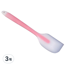 이홈베이킹 실리콘주걱 대, 혼합색상, 3개