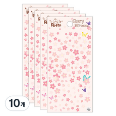 Petit 季節貼紙 春季 櫻花 DA5358, 混合顏色, 10個