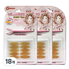 EyeCharm 膚色基本款單面雙眼皮貼 120p, 膚色, 18個