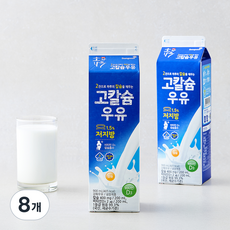 소와나무 동원 고칼슘 저지방 우유, 8개, 900ml
