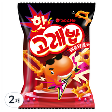 고래밥 핫 매콤양념맛, 56g, 2개