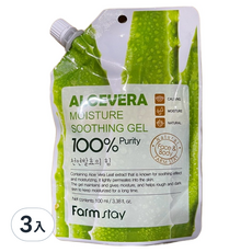 Farm stay 植物莊園 蘆薈凍包, 100ml, 3入