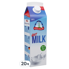 아머랜드 멸균우유 3.8%, 1L, 20개