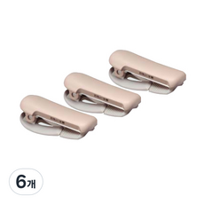 마스킹 테이프 커터기 20~25mm, 파스텔브라운, 6개