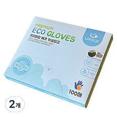 UINLUI 優質環保衛生手套 100入, 2個