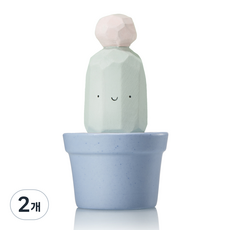 디토이 미니 선인장 세라믹 디퓨저 일자모양, 메이어레몬, 50ml, 2개