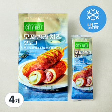삼립 시티델리 모짜렐라치즈 핫도그 (냉동), 90g, 4개, 4개입