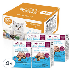 카루펫푸드 전연령 고양이 클래식 스튜, 칠면조, 624g, 4개