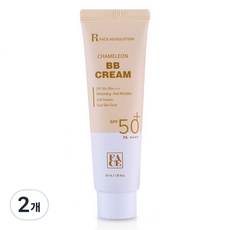 FACE REVOLUTION Chameleon BB霜 SPF50+ PA++++, 50ml, 2條