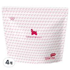 그래잇빌리 전연령 반려동물 오리지널E 프리미엄 소프트 사료, 가수분해연어, 1.5kg, 4개