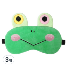 KODACHIEF 睡眠眼罩 青蛙V形嘴 19.5 x 9.5 cm, 3個