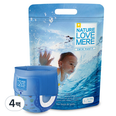 NATURE LOVE MERE 泳池內褲型尿布男女通用 特大 12~16kg, 大號(L), 12張