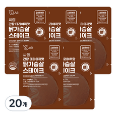 씨랩 간장 데리야끼맛 닭가슴살 스테이크, 100g, 20개