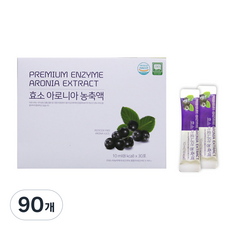 영주마실푸드엔헬스 효소 아로니아 농축액, 10ml, 90개