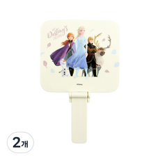 CHILSUNG 迪士尼 冰雪奇緣2 方形折疊手拿鏡, 2個, 艾莎