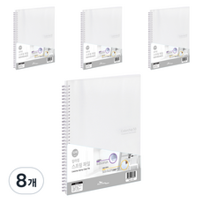 ECO Chungwoon 彩色標籤活頁夾 A4 50頁, 透明, 8個