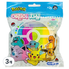 PoKeMoN 寶可夢 兒童牙線, 38入, 75mm, 3個