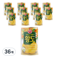오뚜기 황도 반절, 400g, 36개