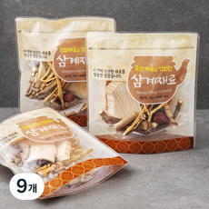 산들 국산재료로 엄선한 삼계재료, 9개, 50g