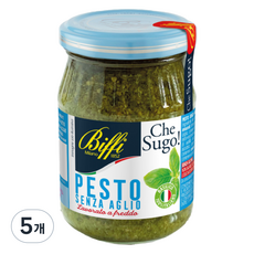 Biffi 페스토 갈릭프리 소스, 190g, 5개