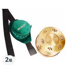 楠陽艾 天鵝絨艾灸罐套裝 單聯, 2組