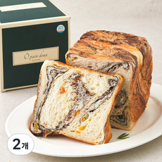 데니쉬 식빵 한라봉 초콜릿, 560g, 2개
