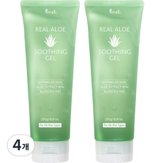 프레티 리얼 알로에 수딩젤, 4개, 250g