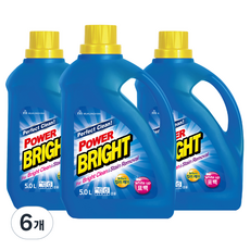 브라이트 액체세제 본품, 5L, 6개