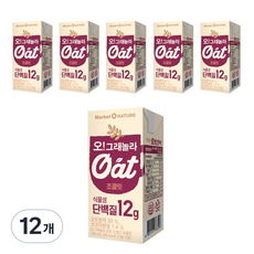 Market O NATURE O格蘭諾拉燕麥飲 巧克力, 190ml, 12入