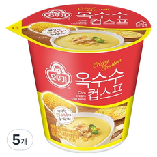 OTTOGI 不倒翁 玉米杯湯, 27g, 5個