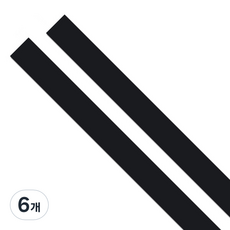 OON 열 수축 튜브 케이블 검정 60mm x 1m, 6개
