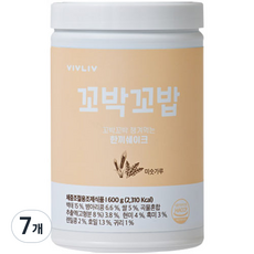 VIVLIV 蛋白奶昔粉 麵茶穀物口味, 600g, 7罐