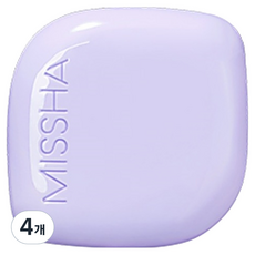 미샤 레이어링 핏 쿠션 세미글로우 미니 5g, 21 Vanilla (바닐라), 4개