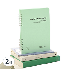 아이코닉 데일리 A5 워드북, 2개, 02 라이트 민트
