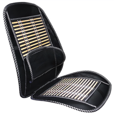 一體式腰靠坐墊, 1個, 通風散熱, 單一顏色