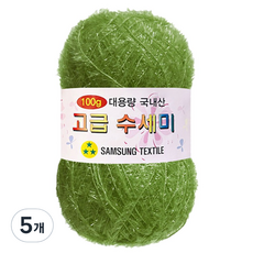 Yarna 大容量豪華洗地機106粉紅100克, 161綠卡其色, 5個