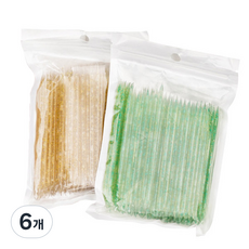 네일 아크릴스틱 KN-A4114 50p, 랜덤발송, 6개