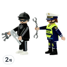플레이모빌 듀오팩 경찰과 도둑 71804, 2개