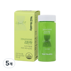 위시헬씨 그린녹차 다이어트 리턴핏, 90정, 5개