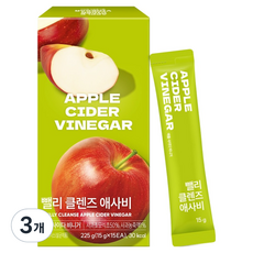 Ppaelli Cleanse 蘋果醋 15入, 3個