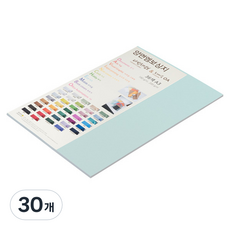 종이문화 다빈치엠보 두꺼운 양면엠보싱지 180g No 81 아쿠아블루, 30개