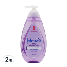 존슨즈베이비 베드타임 베이비 바스, 500ml, 2개
