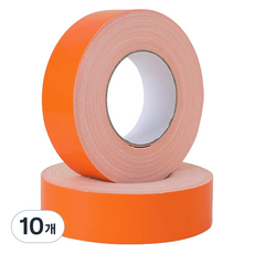MaDaKkuMi 彩色寬版棉布膠帶 5cm x 20m, 07 橘色, 10個